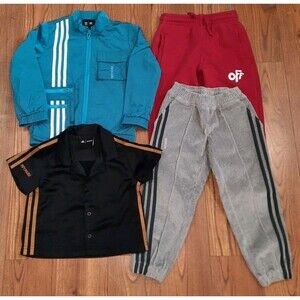 Lot 4 Kids Designer Streetwear Off-White Pants Ivy Park x Adidas Jacket